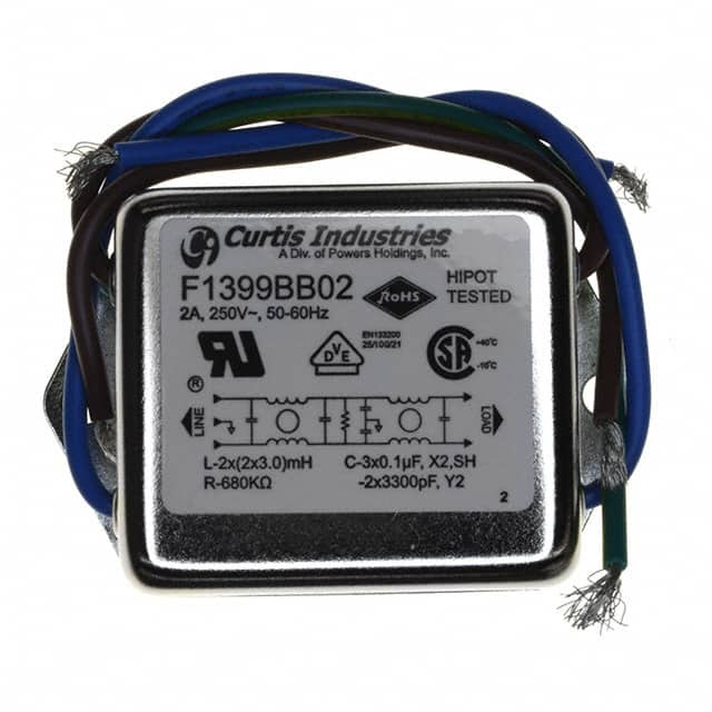 F1399BB02 Curtis Industries  Moduli di filtro di linea di alimentazione